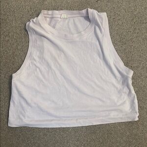 White Sleeveless Women's Top